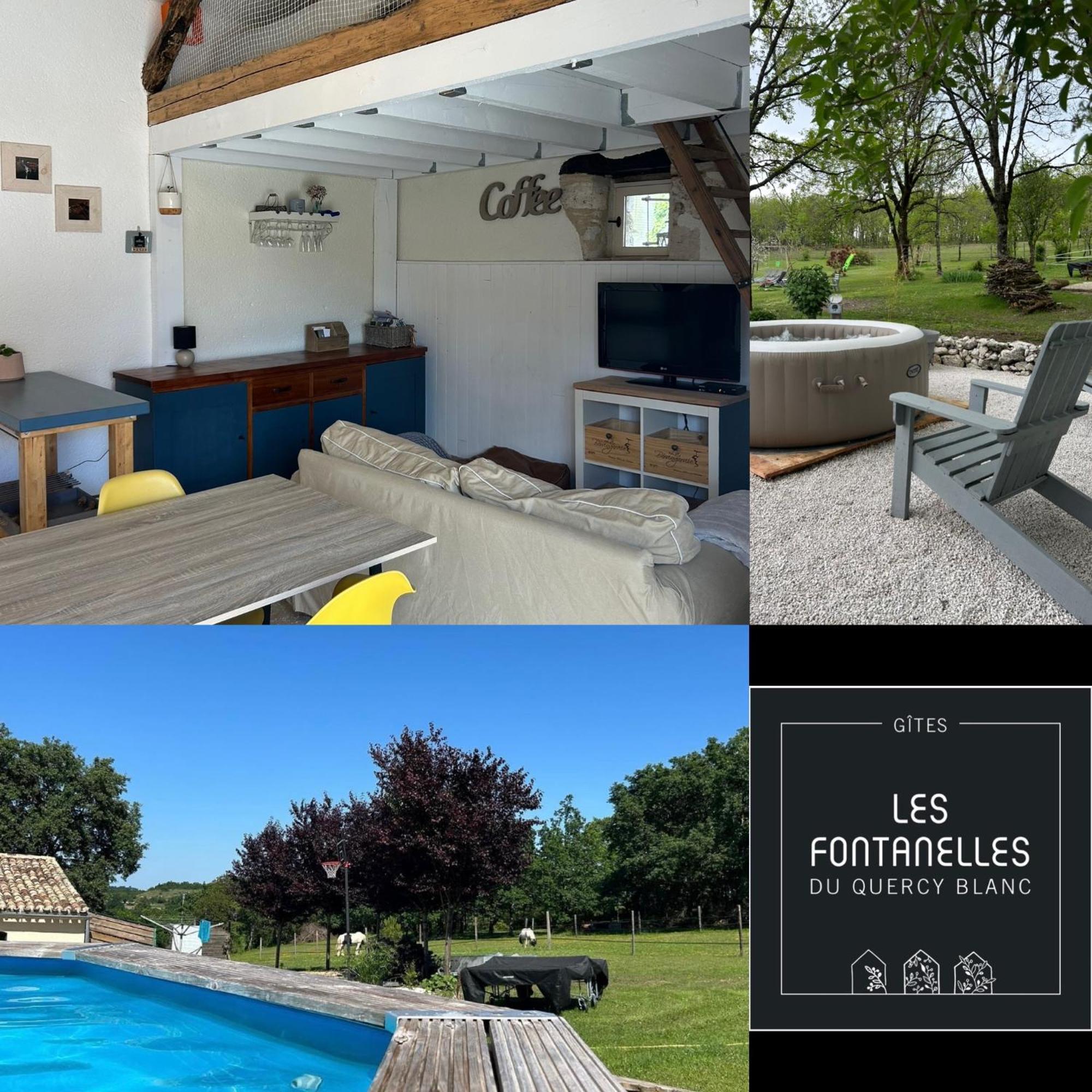 Les Fontanelles Du Quercy Blanc Villa Montcuq Dış mekan fotoğraf